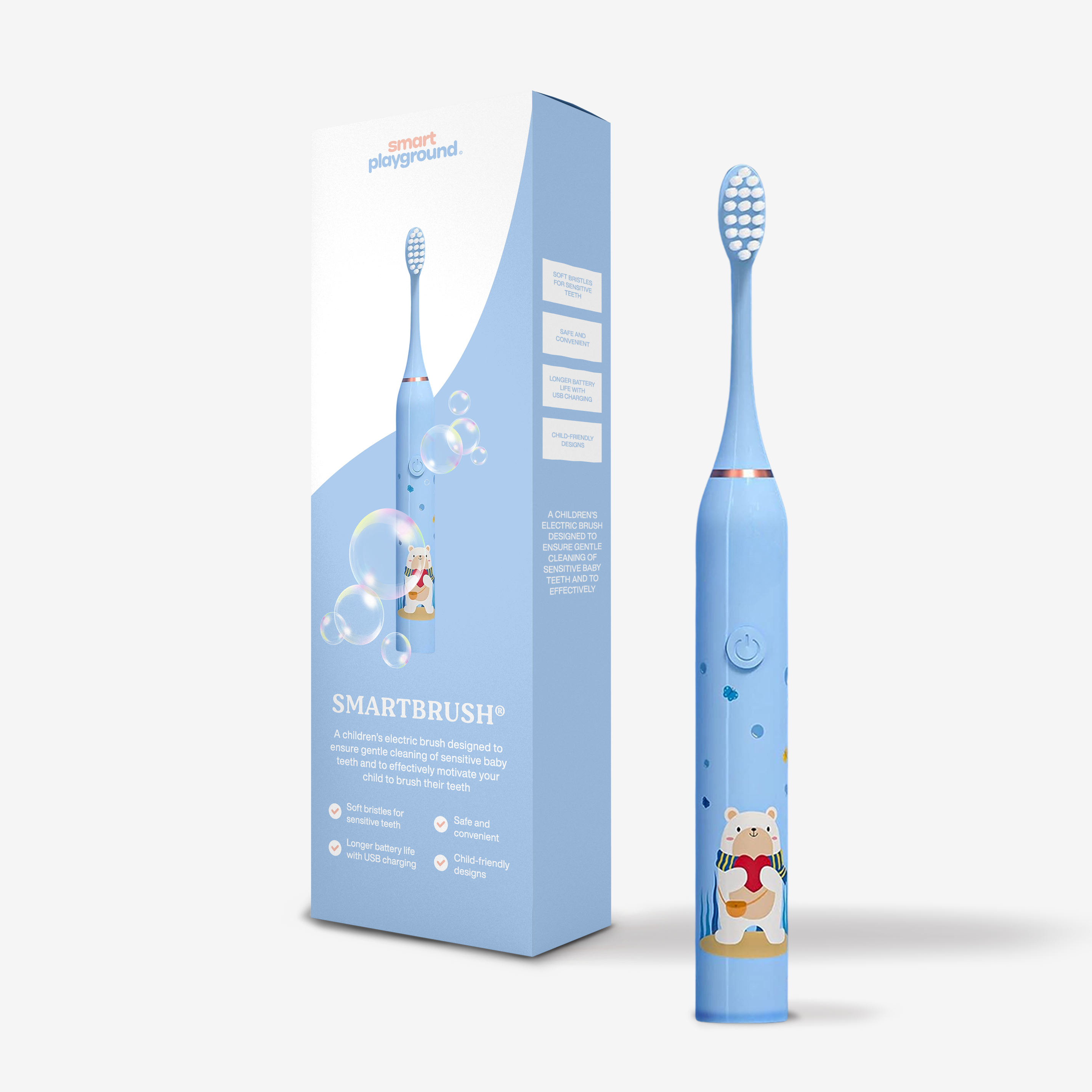 SmartBrush™ Electric Toothbrush for Kids - SmartPlayground Int.