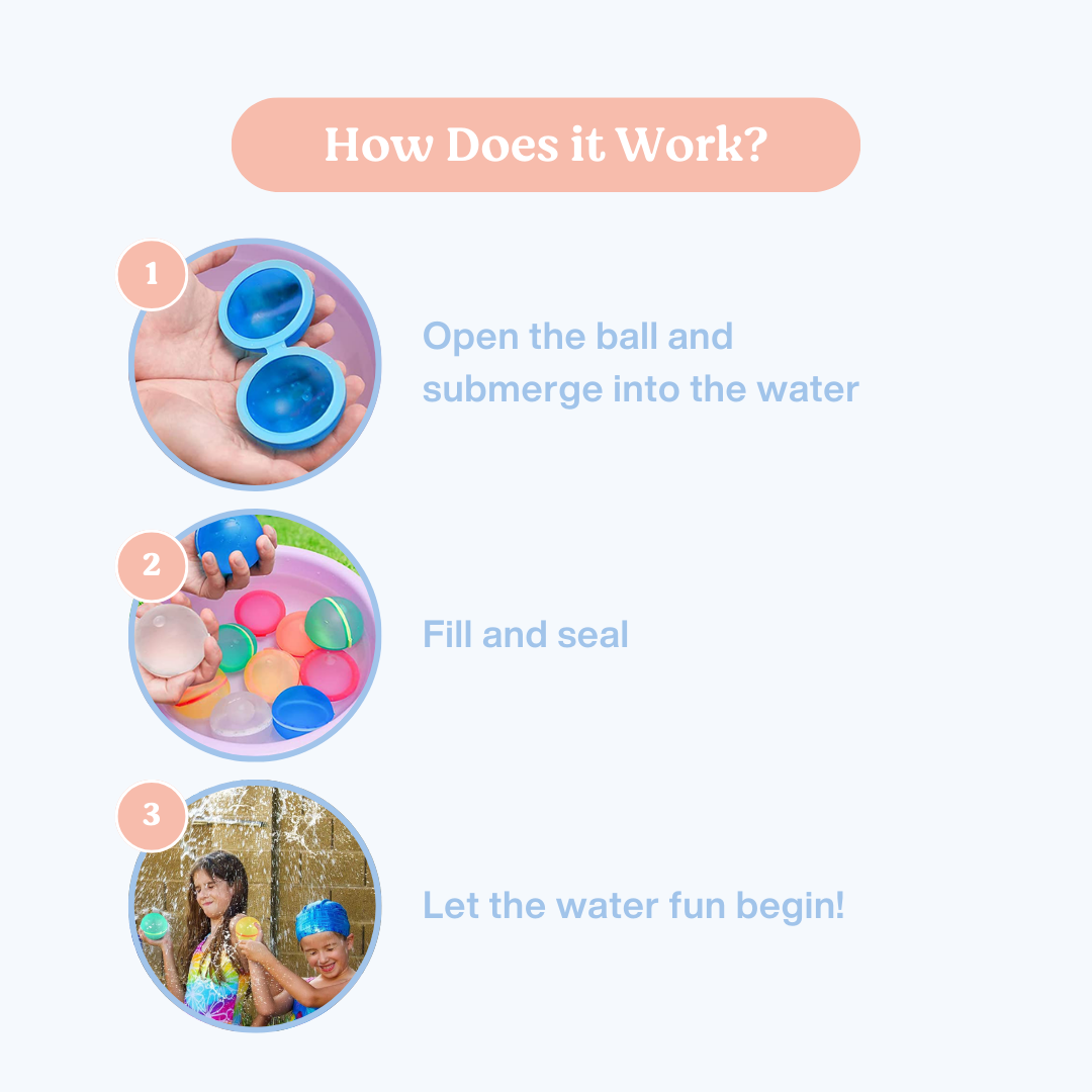 Reusable water balloons - SmartPlayground Int.