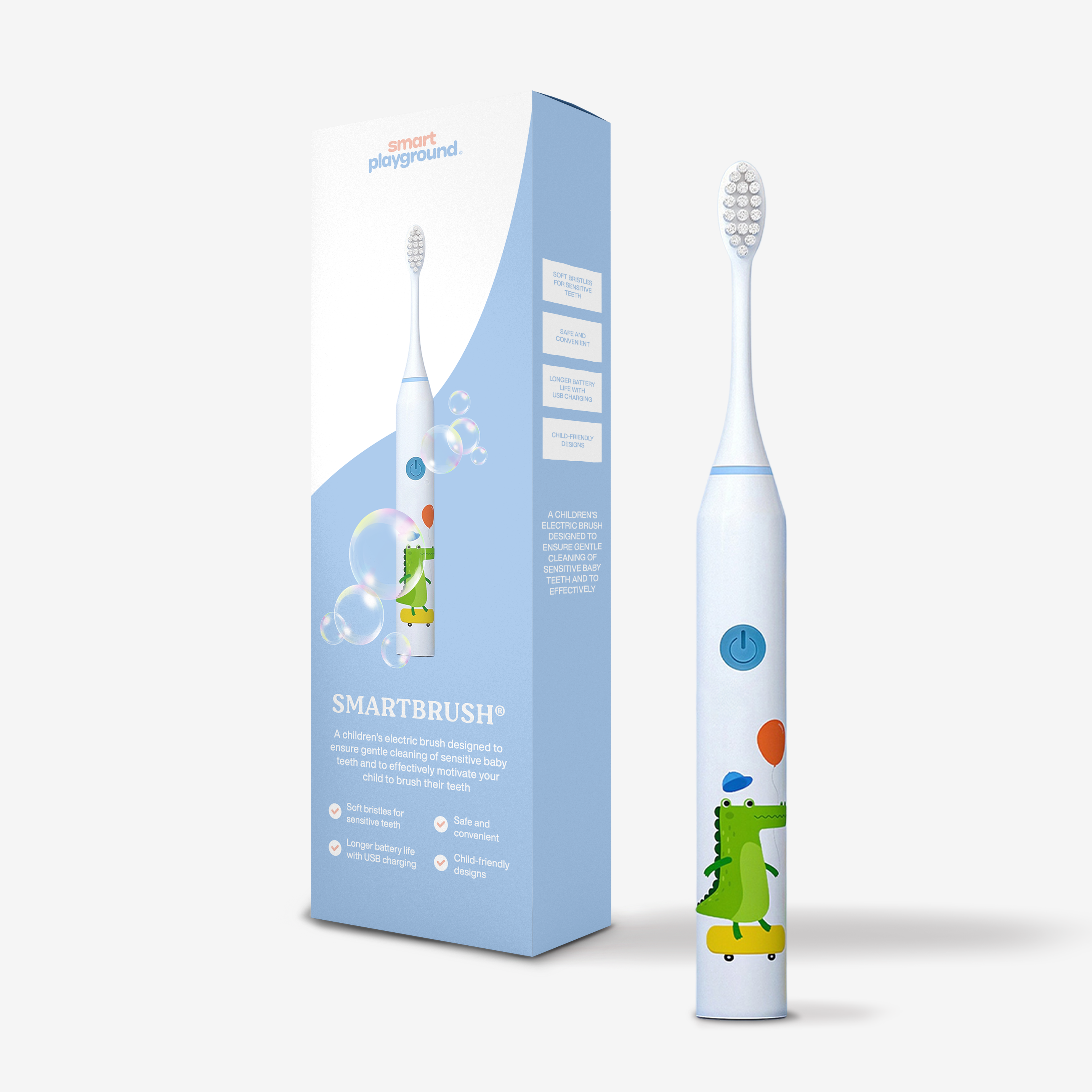 SmartBrush™ Electric Toothbrush for Kids - SmartPlayground Int.