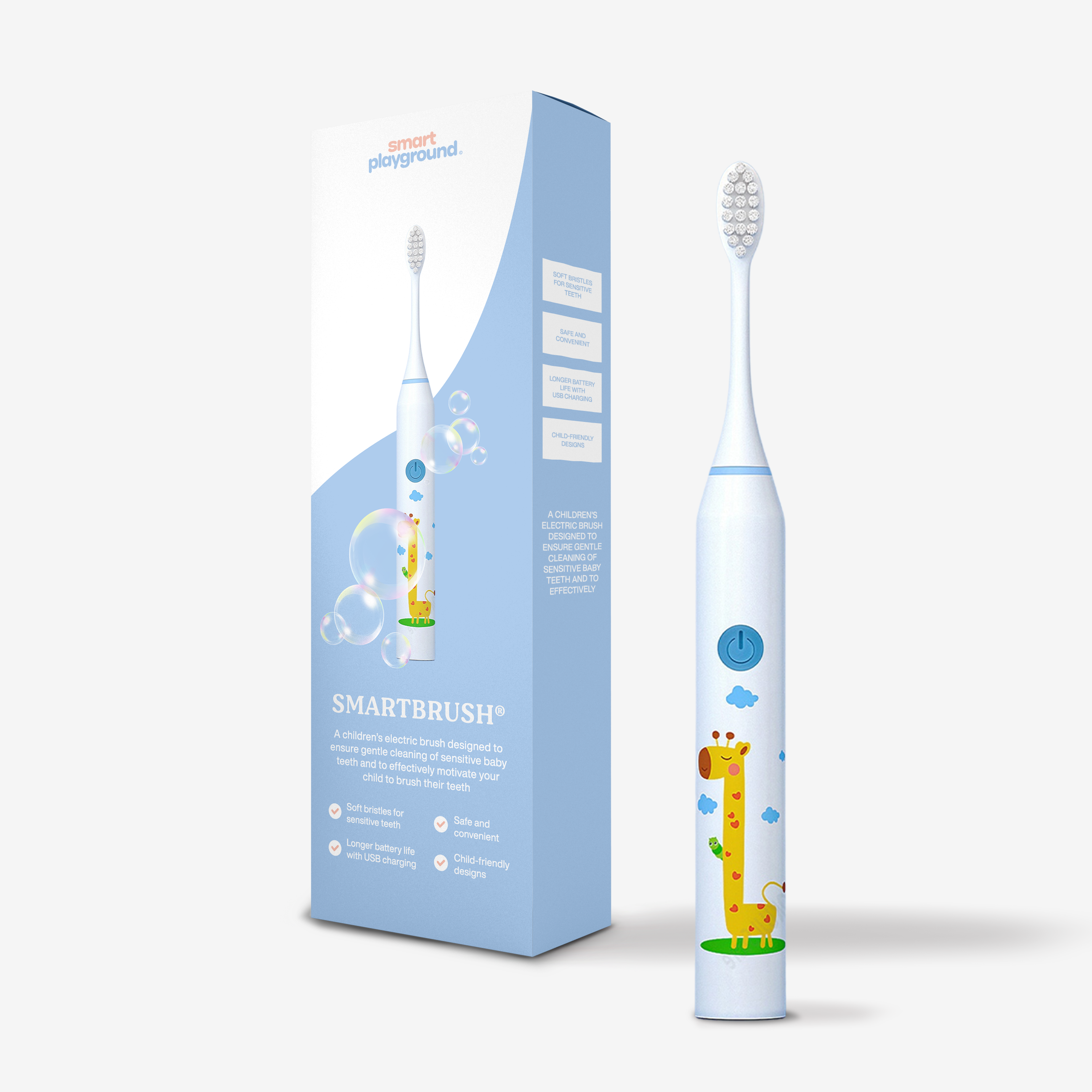 SmartBrush™ Electric Toothbrush for Kids - SmartPlayground Int.