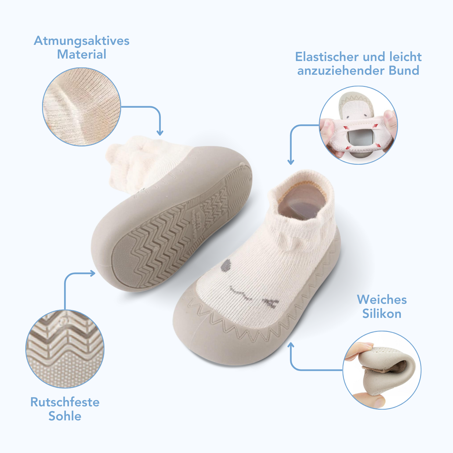 BabyStep™ - Anti-Rutsch Babyschuhe - SmartPlayground Int.