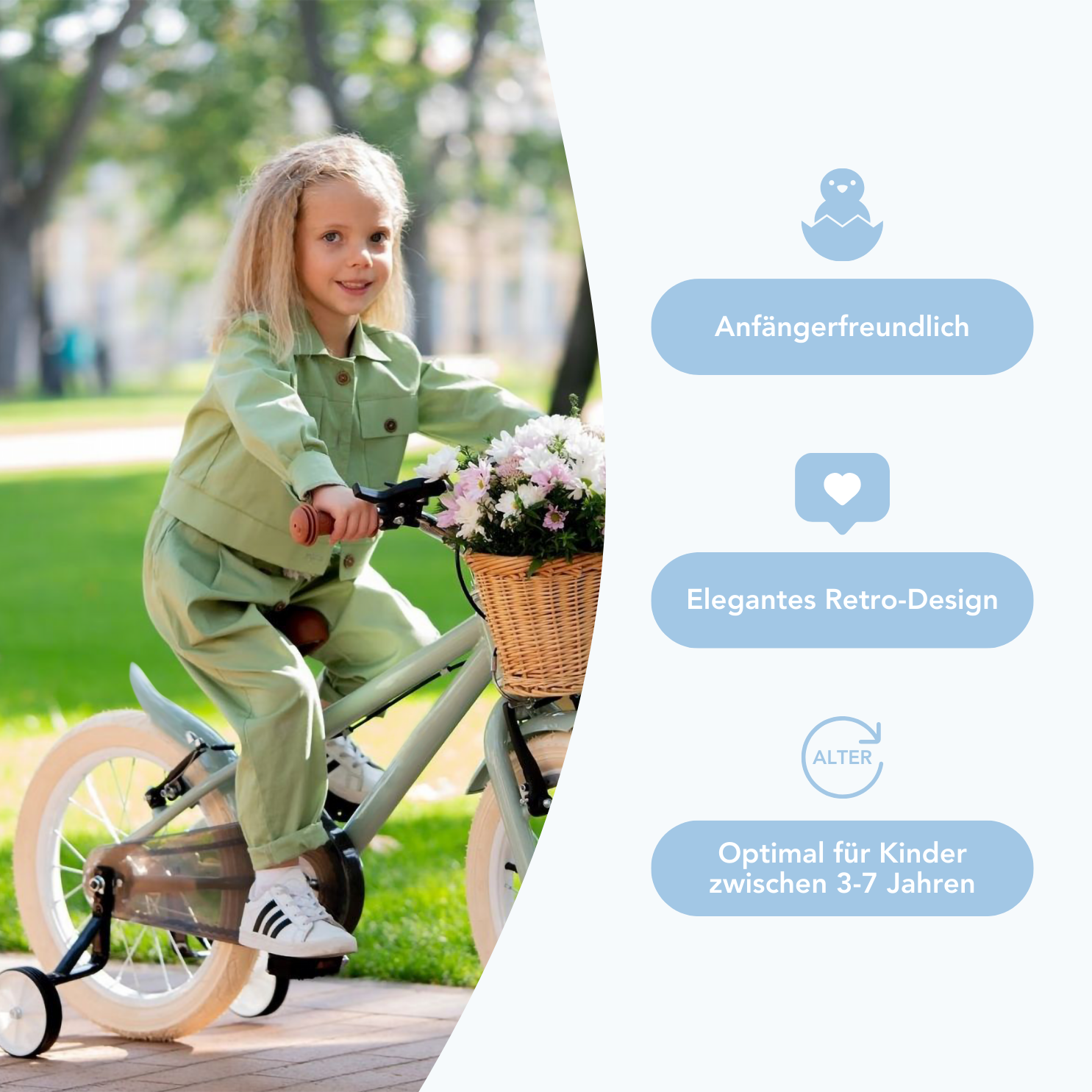 Kids' Bicycle with Training Wheels - SmartPlayground Int.